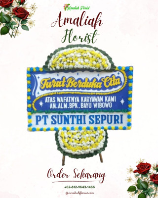Papan Bunga Duka di Kampungbaru