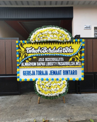 Papan Bunga Duka di Kampungbaru
