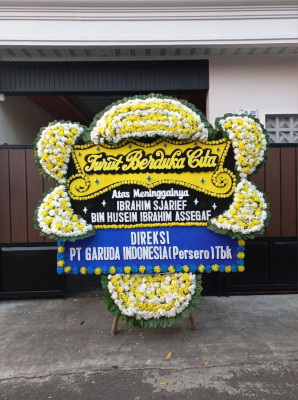 Papan Bunga Duka di Kampungbaru