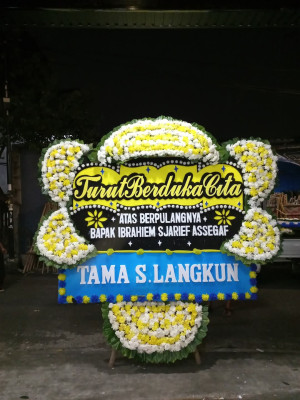 Papan Bunga Duka di Kampungbaru